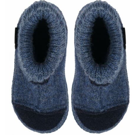 Chaussons enfant "Tal" laine marine 26