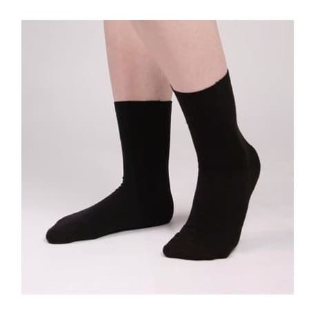 Chaussettes confort sans élastique coton bio Noir 35/36