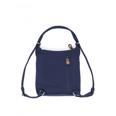 Sac à main ou à dos chanvre Pure Bleu