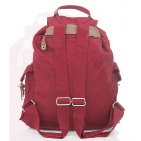 Sac à dos chanvre et coton bio bordeaux