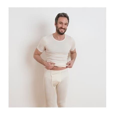 Tee-shirt homme 100% Coton bio S écru