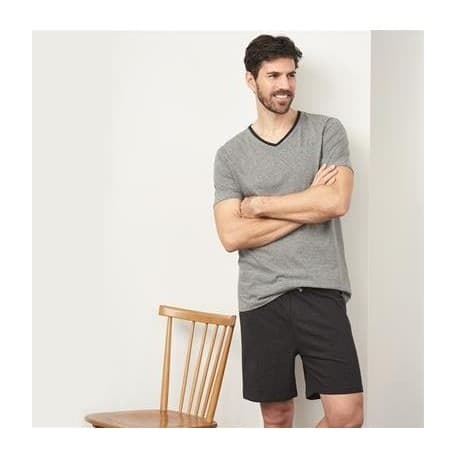 Pyjama 100% Coton bio Gris L