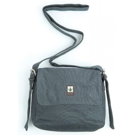 Sacoche chanvre et coton bio Gris