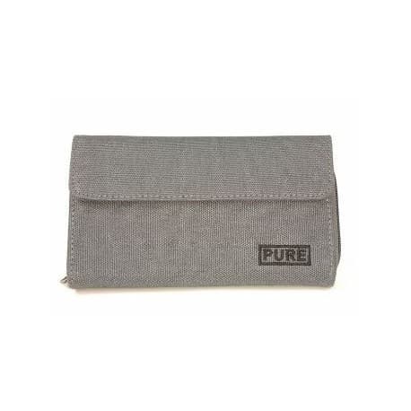 Portefeuille chanvre et coton bio Gris