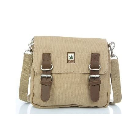 Sacoche chanvre et coton bio Sable