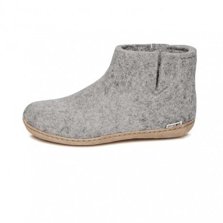 Chaussons adultes laine gris Gris 36