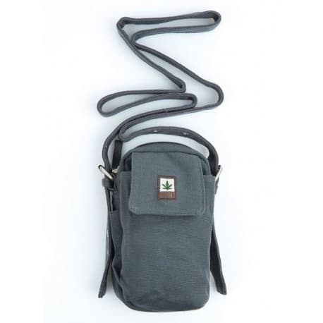 Sacoche chanvre et coton bio Gris