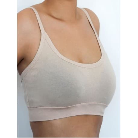 Brassière coton bio S Chair