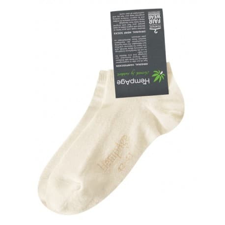 Socquettes chanvre & coton bio écru 42/44