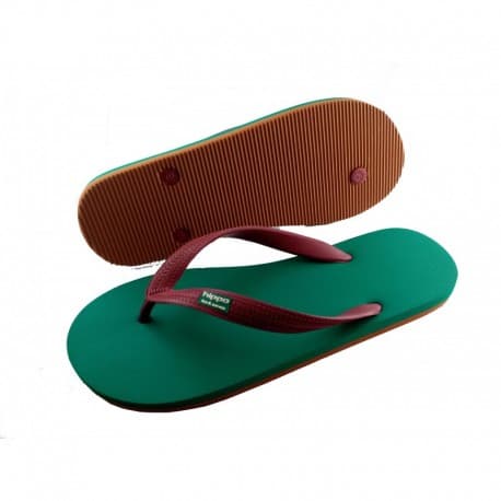 Tongs mixte "Birmingham" vert/bordeaux Vert 43/44