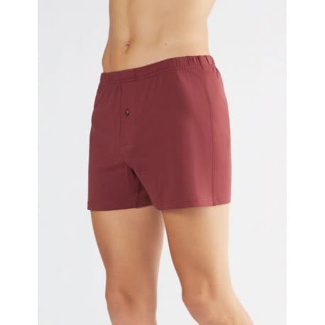 Caleçon coton bio L bordeaux