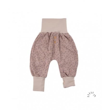 Pantalon "crawlers" 100% coton bio 12-18 mois (74/80cm) beige