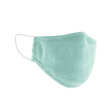 Masque chanvre et coton bio jade M