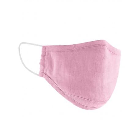 Masque chanvre et coton bio Rose L