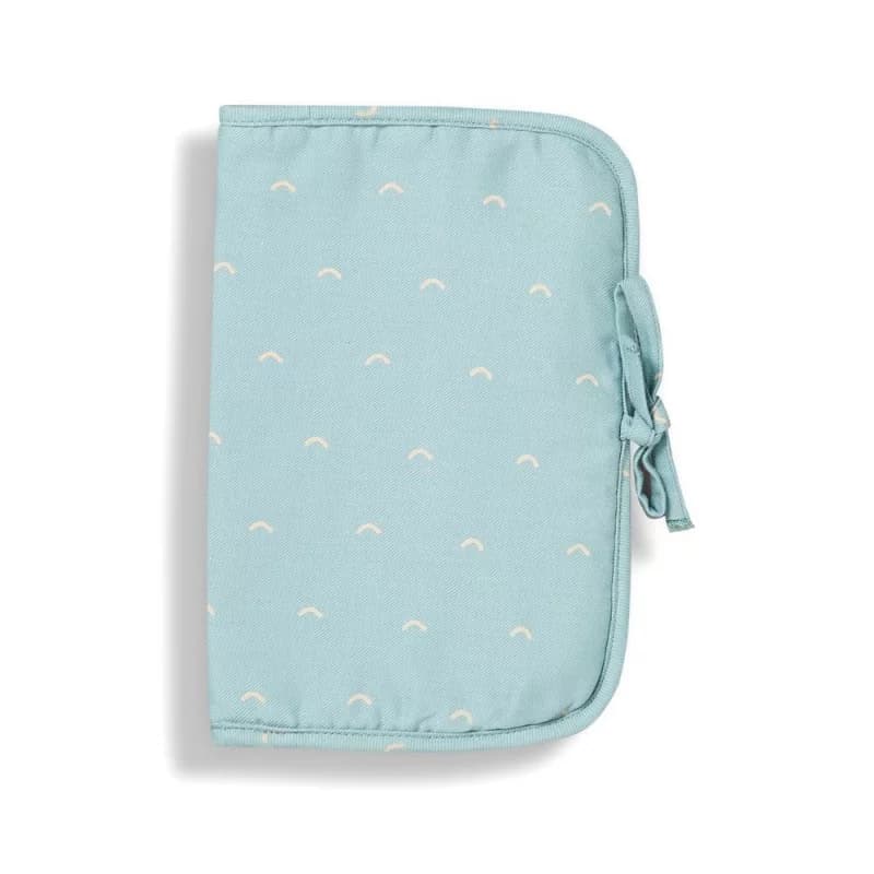 Gloop - protège carnet de naissance ocean green