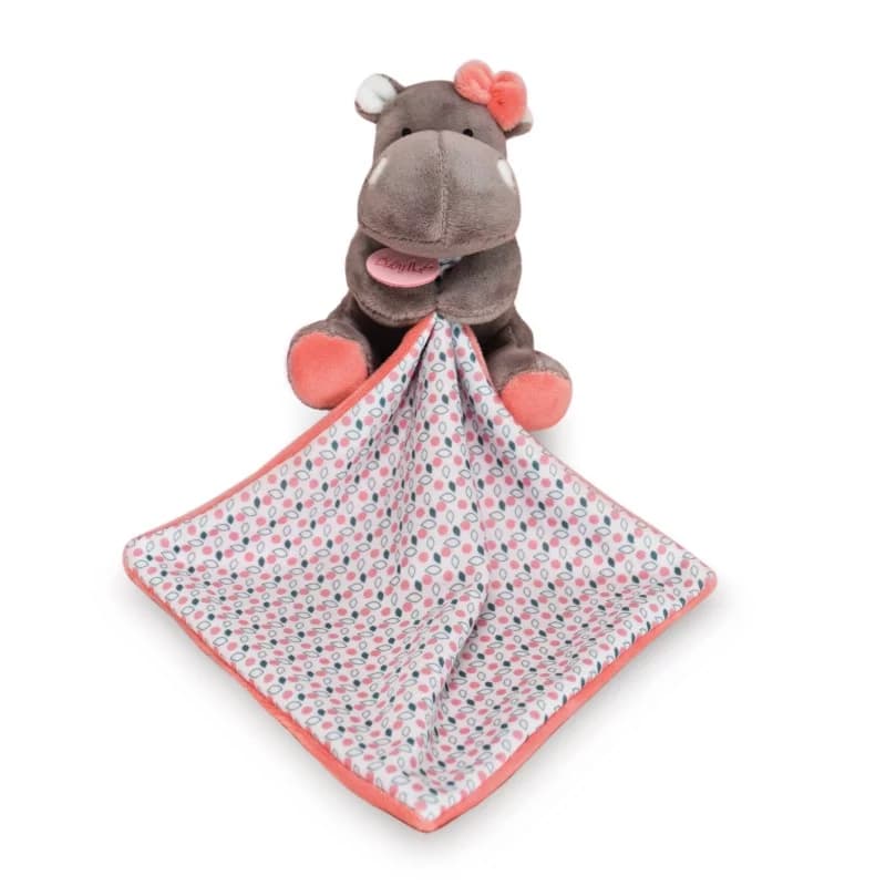 Doudou pantin pm hippo - baby nat' rose