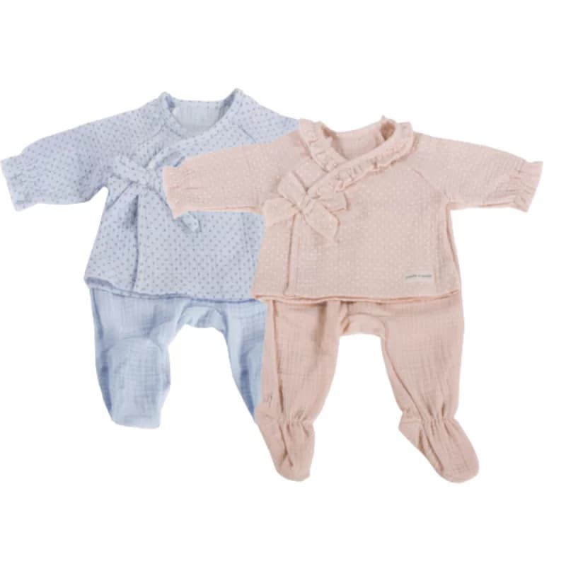 Brassière et son pantalon little stars pasito a pasito - 3 mois rose