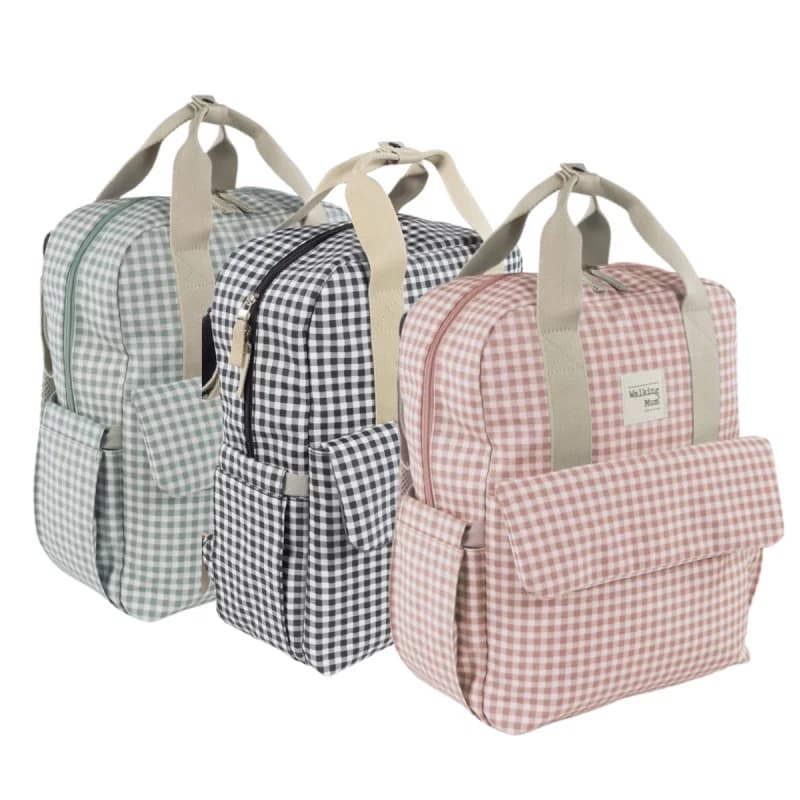 Sac Ă dos love vichy - walking mum noir