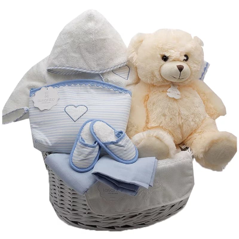 Coffret toilette personnalisable bleu