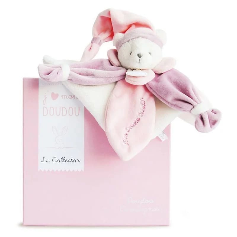 Collector - ours doudou collector - doudou et compagnie rose