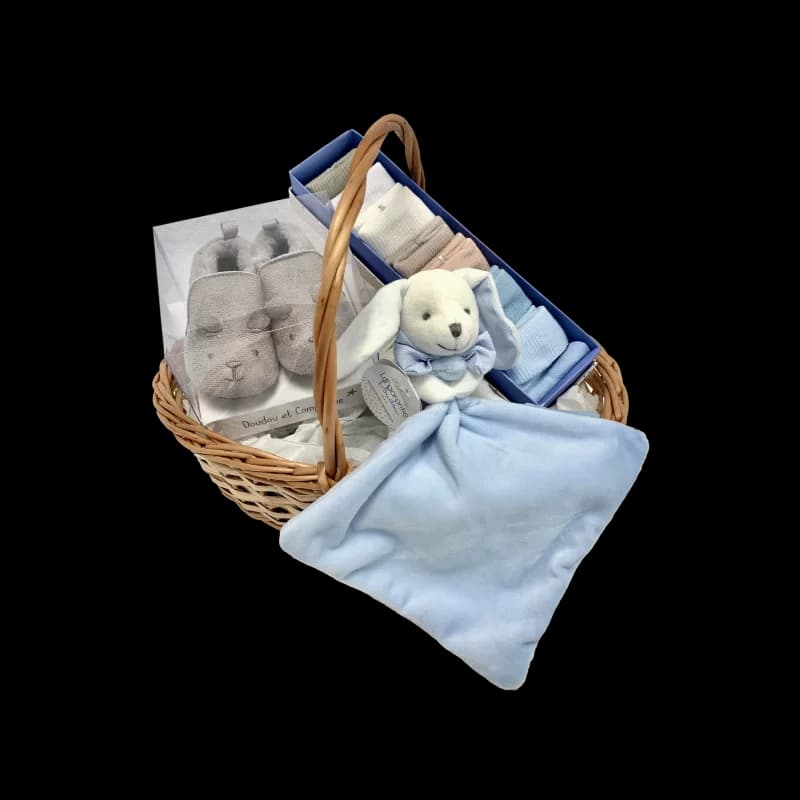 Coffret-cadeau mes premières chaussettes bleues