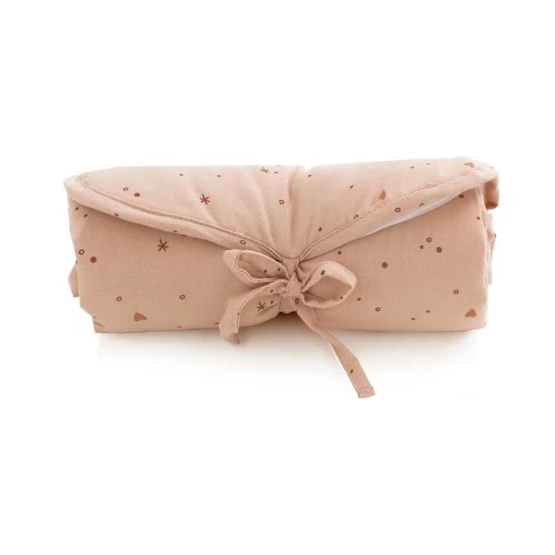 Matelas à langer de voyage pink sparkle gloop