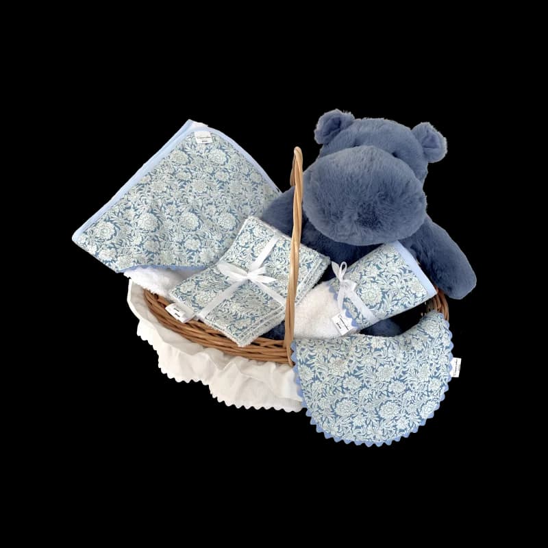 Coffret cadeau bleuets des champs et son hippo