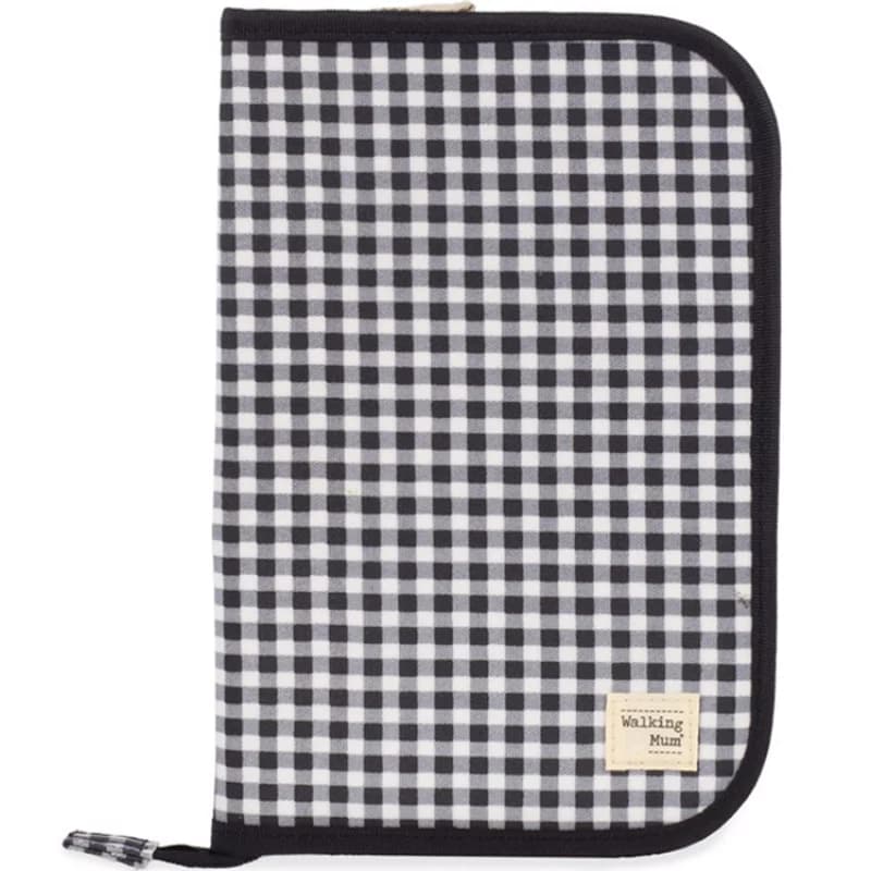 Porte documents i love vichy - walking mum noir