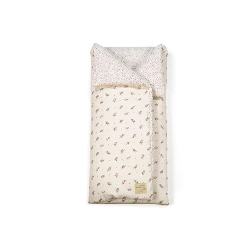 Nid d'ange 100% coton mimosa rose