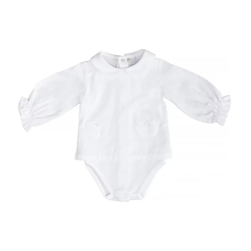 Body manche longue 100 % coton laranjinha - 3 mois