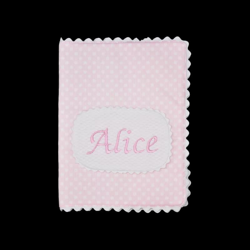 Protège carnet de santé personnalisé c comme cadeau rose