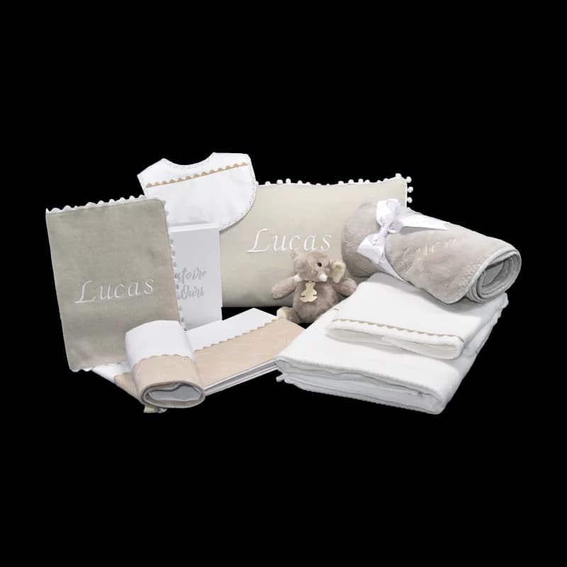 Coffret cadeau mon trousseau complet personnalisable