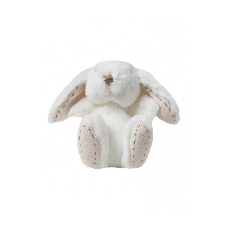 Augustin le lapin - peluche 12cm tartine et chocolat beige