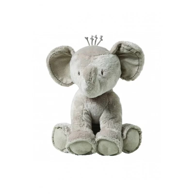 Ferdinand l'éléphant - peluche 25cm tartine et chocolat beige