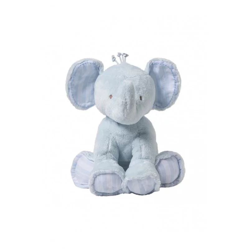 Ferdinand l'éléphant - peluche 25cm tartine et chocolat bleu