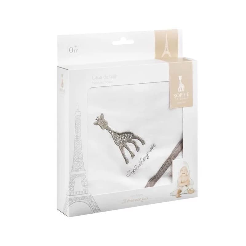 Coffret de bain sophie la girafe : cape de bain