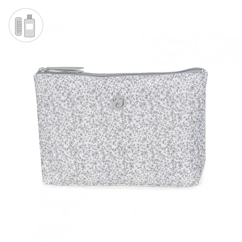Trousse de toilette flower mellow - pasito a pasito gris