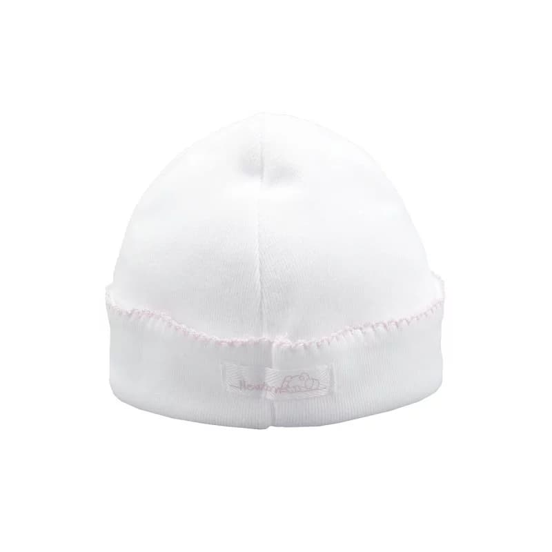 Bonnet naissance en coton laranjinha - 0-3mois rose