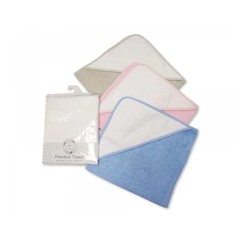 Cape de bain bébé rose