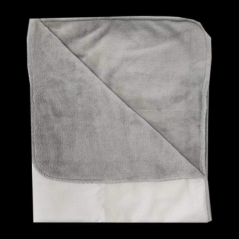 Couverture polaire toute saison c comme cadeau gris