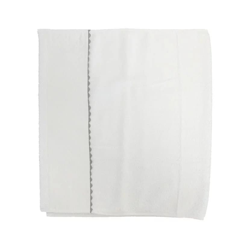 Serviette de bain s c comme cadeau blanc