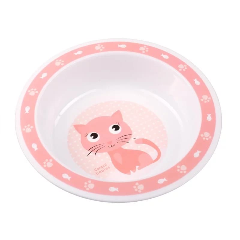 Assiette creuse animal rose