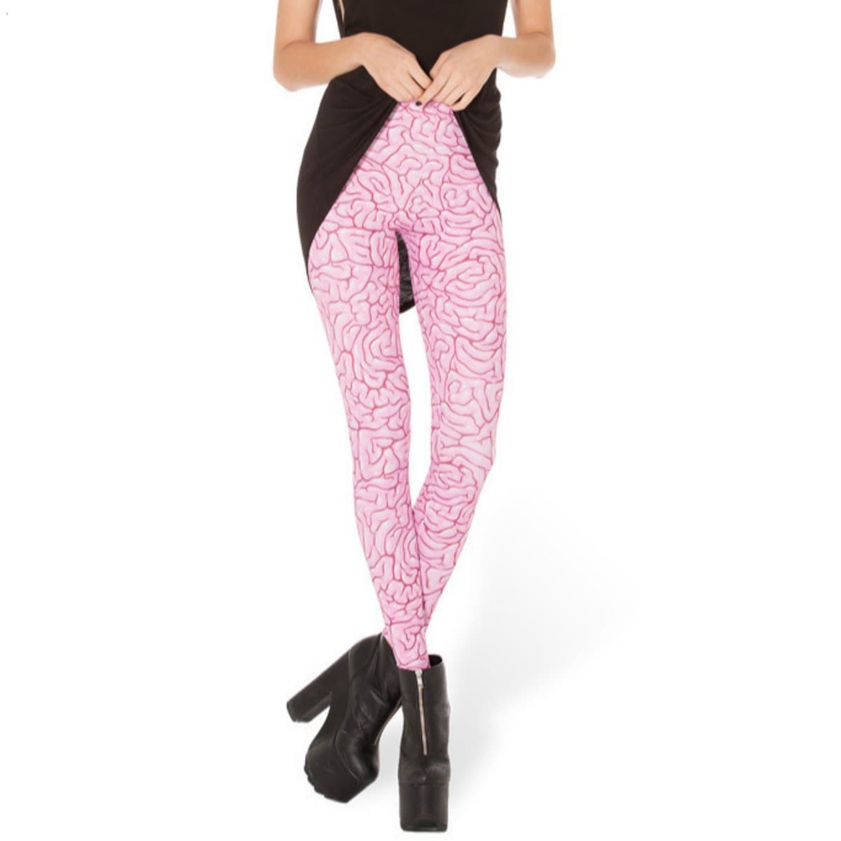 Leggings Rose imprimé Cerveau