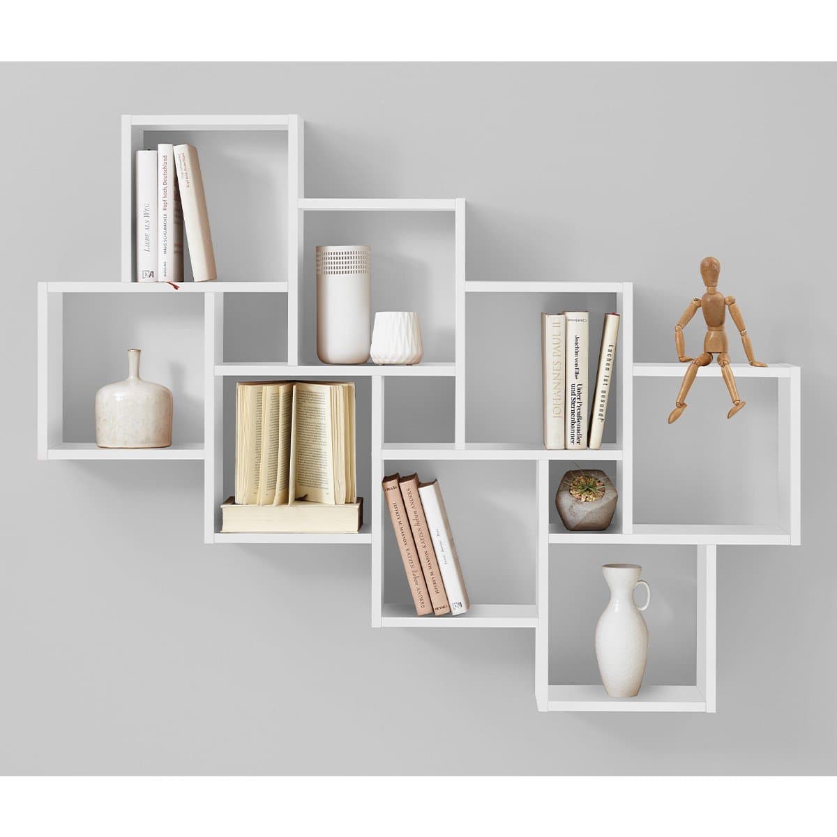 Etagère Murale Flottante 11 Compartiments - Laurio - Calicosy