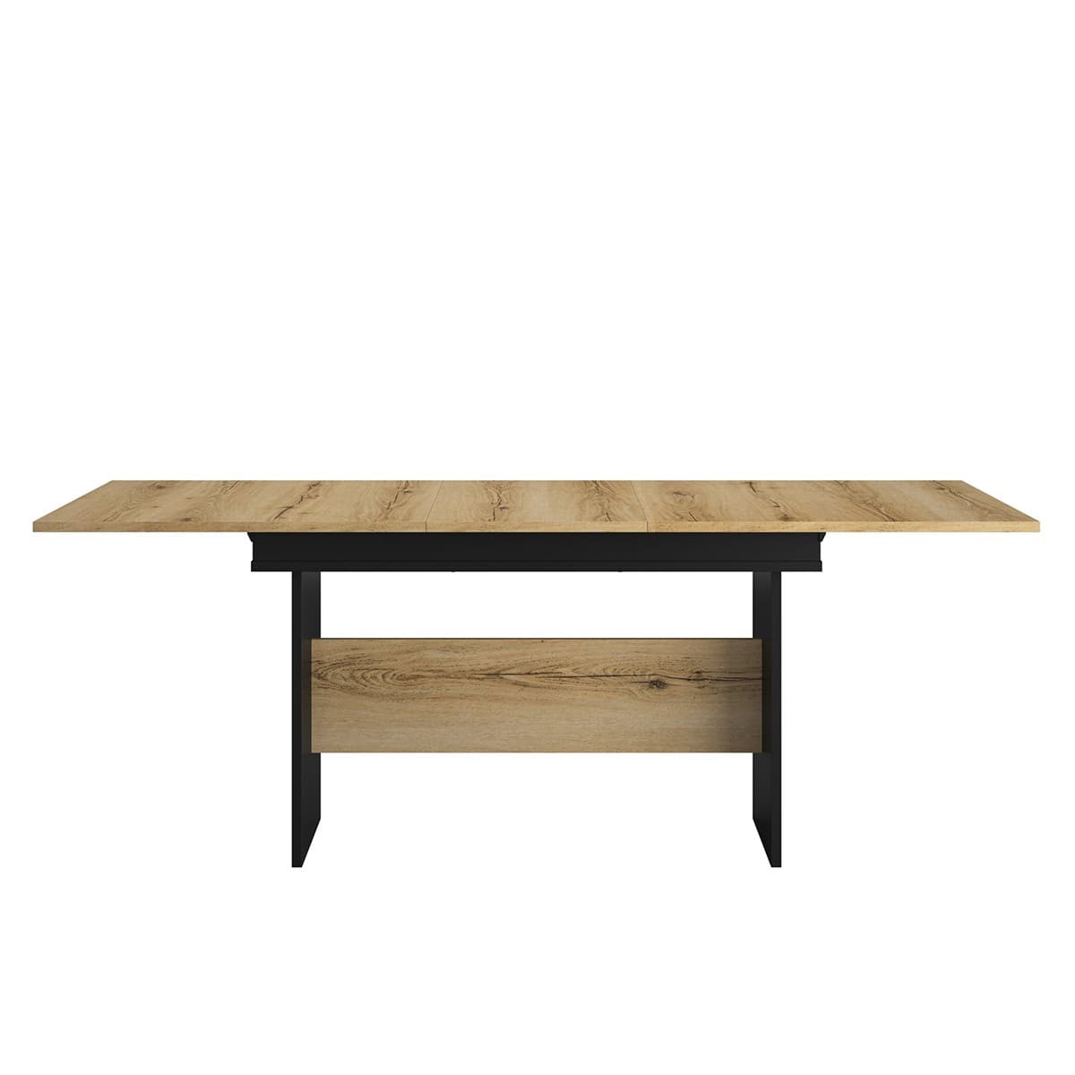 Table rectangulaire 1 allonge Esteban - L160/205 cm - Panneaux de particules - Calicosy