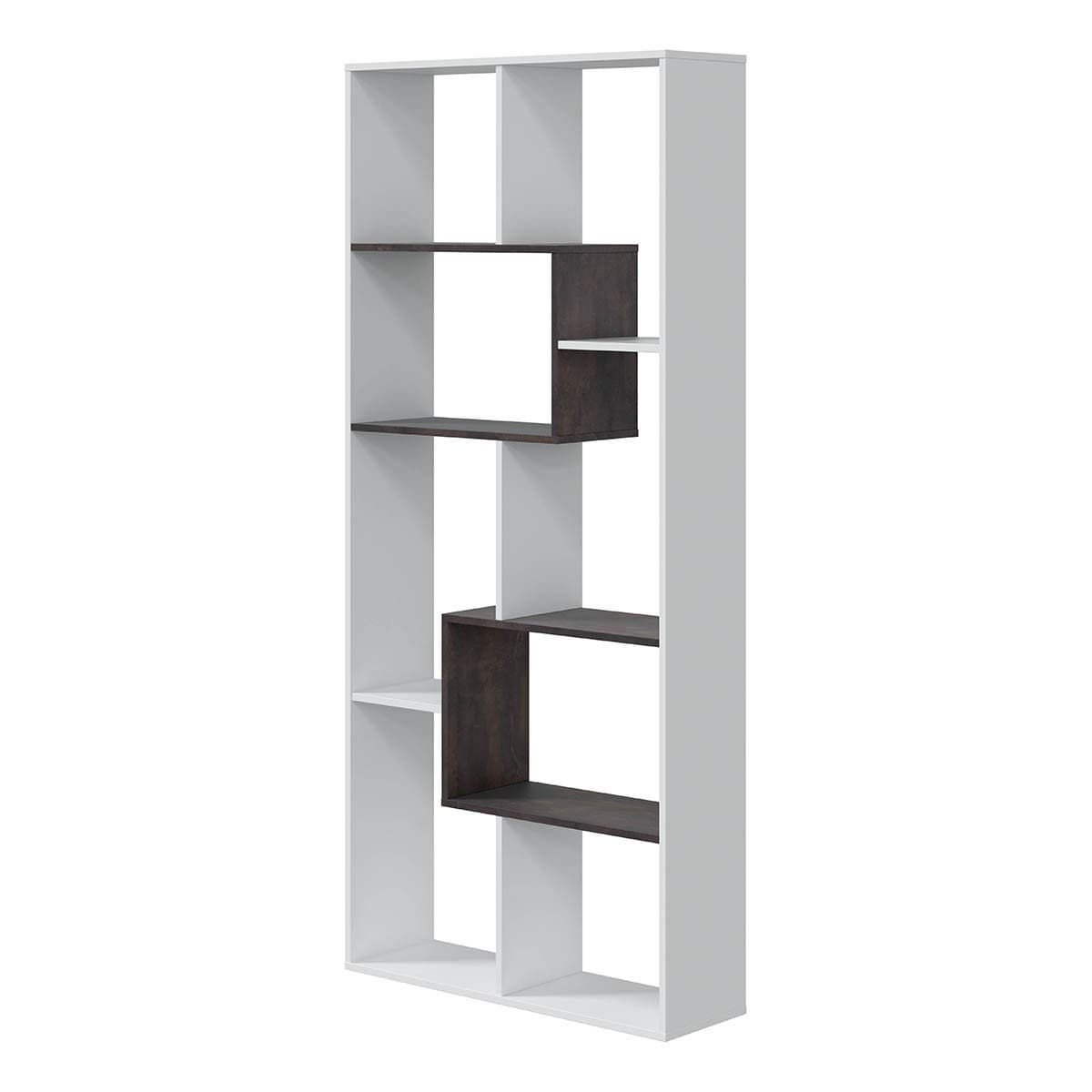 Bibliothèque réversible 8 cases H180 cm - Kawa - Panneaux de particules - Calicosy