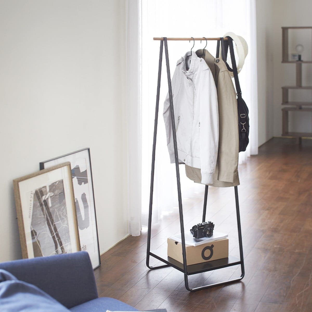 Portant en métal et bois - H140 cm - Calicosy