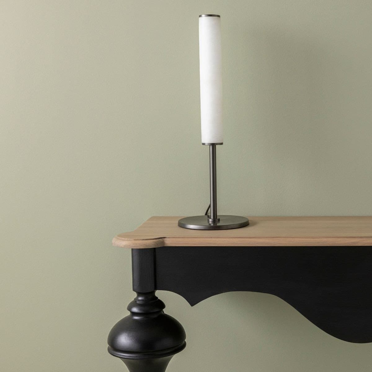 Lampe à poser en albâtre et métal H59 cm - MONTAIGNE - Calicosy