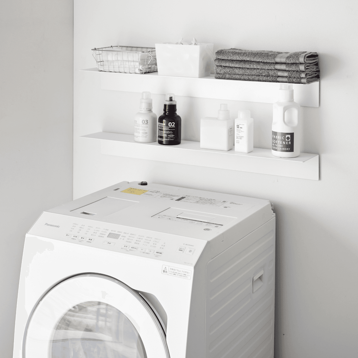 Étagère murale avec panneau magnétique L90 cm - TOWER - Calicosy