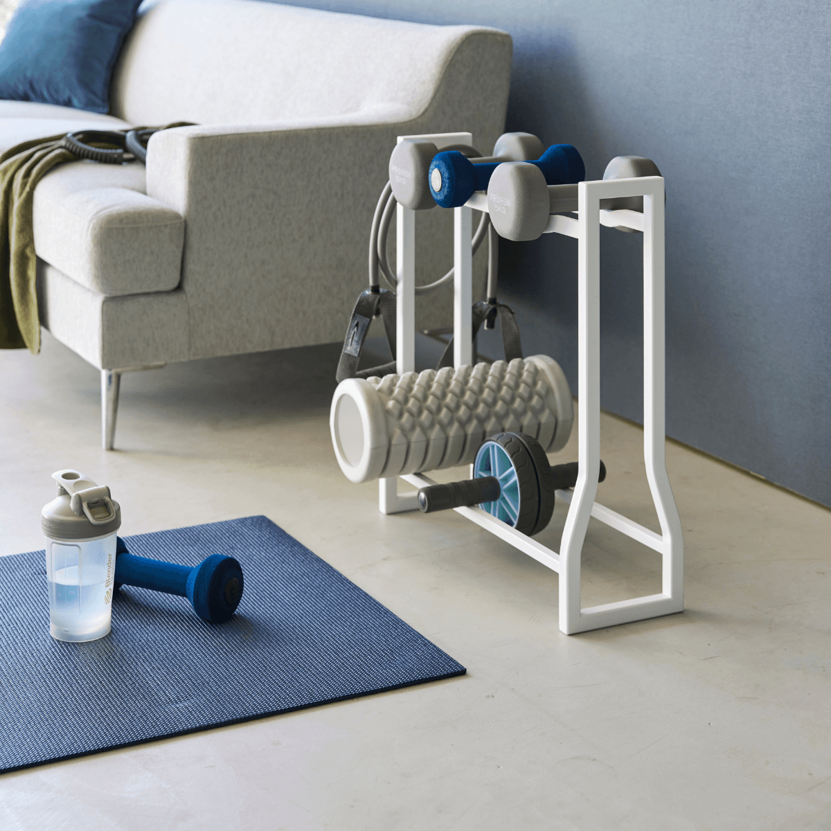 Étagères pour haltères L52 cm - TOWER - Calicosy